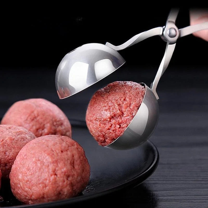 Meat Ball Maker Tool Stainless Steel Clip Round Rice Ball Shaper Spoon Meatball Making Mold Non Stick Stuffed Kitchen Gadget Meat Ball Maker Tool Stainless Steel Clip Round Rice Ball Shaper Spoon Meatball Making Mold Non Stick Stuffed Kitchen Gadget